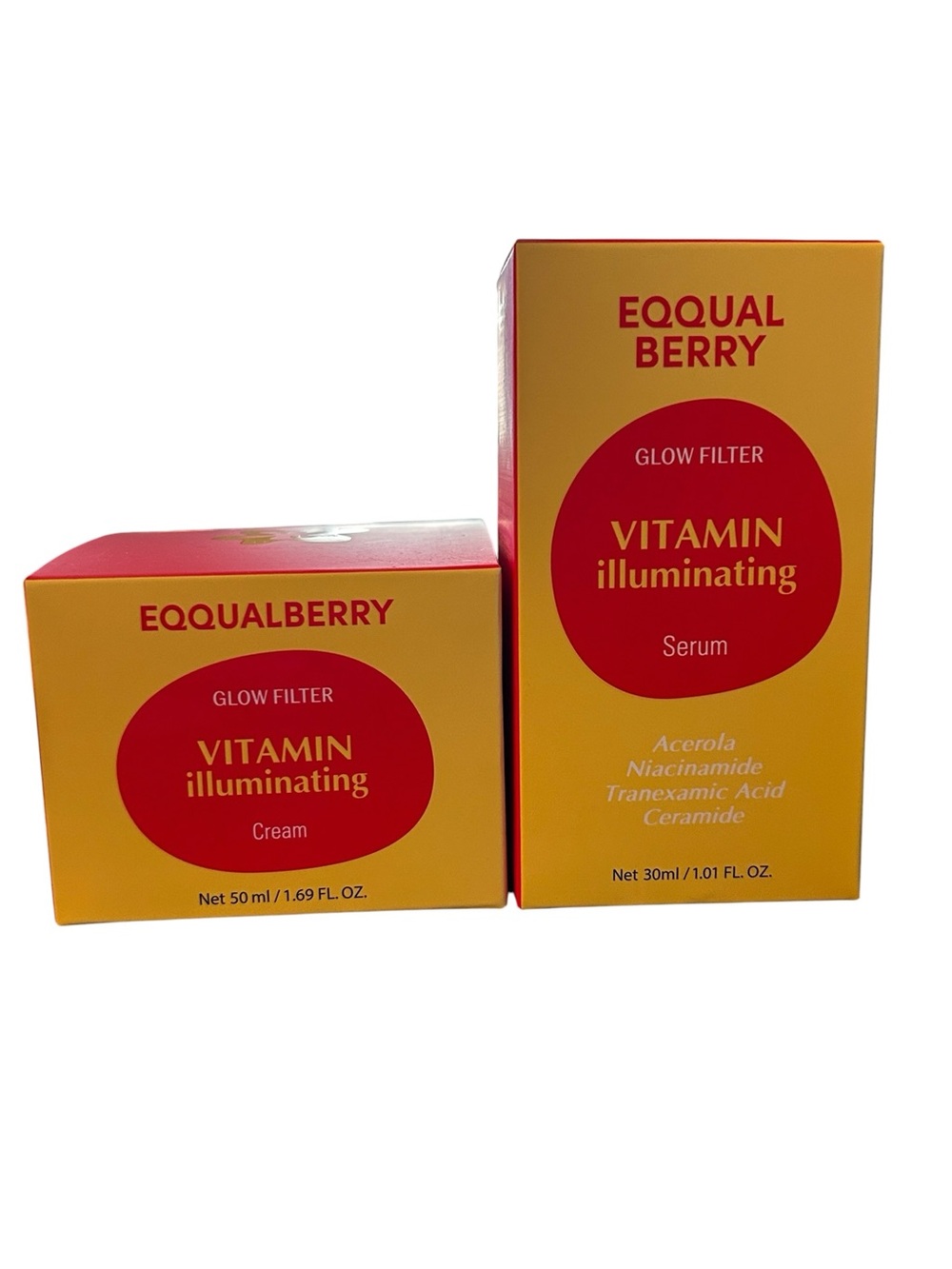 EQQUALBERRY Vitamin Illuminating Duo - Brightening‎ Skincare Ritual